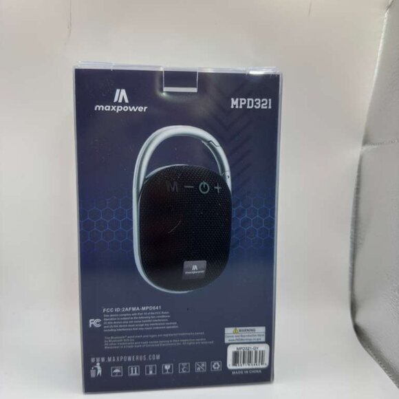 🎶 MaxPower Rock On Speaker – Powerful Bass / Long Battery Life! - Picture 2 of 2